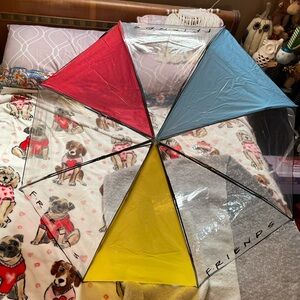NWT FRIENDS Transparent Umbrella